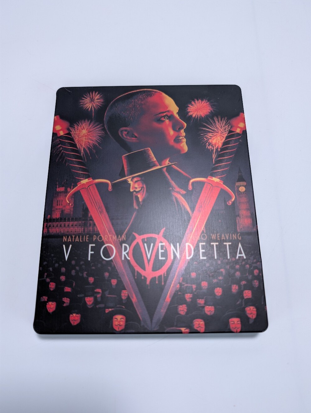 V for Vendetta 4K Ultra HD + Blu-ray Limited Edition Steelbook - 2006 - OOP